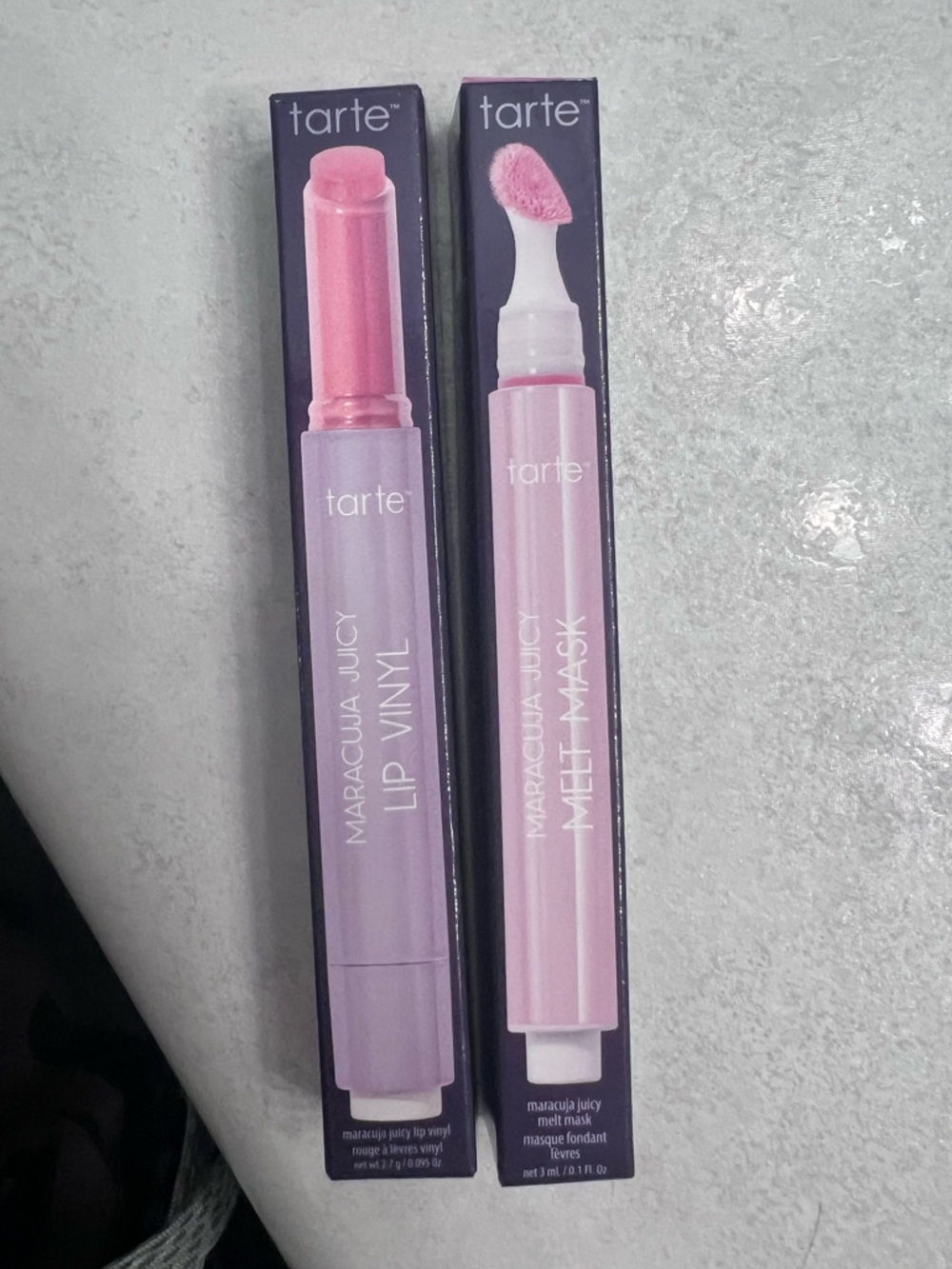 tarte Maracuja Juicy Lip Vinyl & Melt Mask Duo - Light Pink